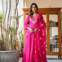 GEORGETTE KACHI PATTI INDOWESTERN