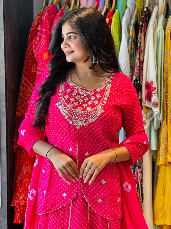 GEORGETTE KACHI PATTI INDOWESTERN