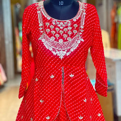 GEORGETTE KACHI PATTI INDOWESTERN