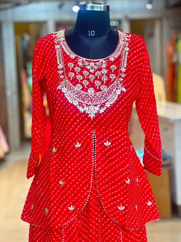 GEORGETTE KACHI PATTI INDOWESTERN