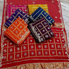 PURE GAZI SATIN SILK SAREE