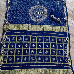PURE GAZI SATIN SILK SAREE