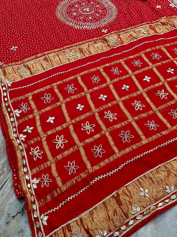 PURE GAZI SATIN SILK SAREE