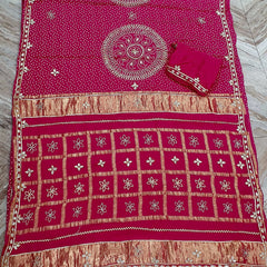 PURE GAZI SATIN SILK SAREE