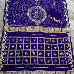 PURE GAZI SATIN SILK SAREE