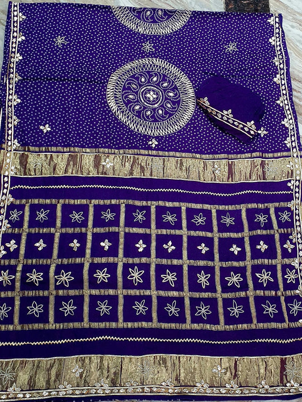 PURE GAZI SATIN SILK SAREE