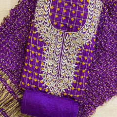 BHANDEJ GHATCHOLA SILK SUITS DRESS MATERIAL