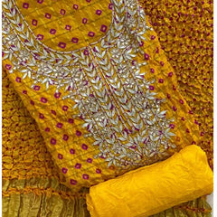 BHANDEJ GHATCHOLA SILK SUITS DRESS MATERIAL