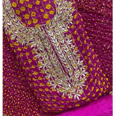 BHANDEJ GHATCHOLA SILK SUITS DRESS MATERIAL