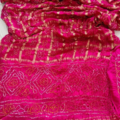 PURE GAZI SATIN SILK SAREE