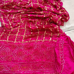 PURE GAZI SATIN SILK SAREE
