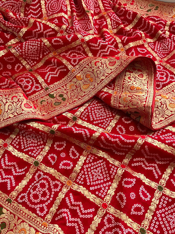 BANARSI GHATCHOLA SAREE