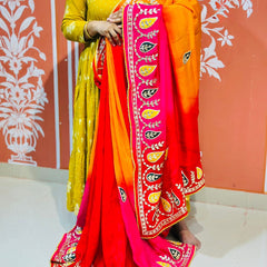 PURE UPADA SILK KACCHI PATTI SAREE