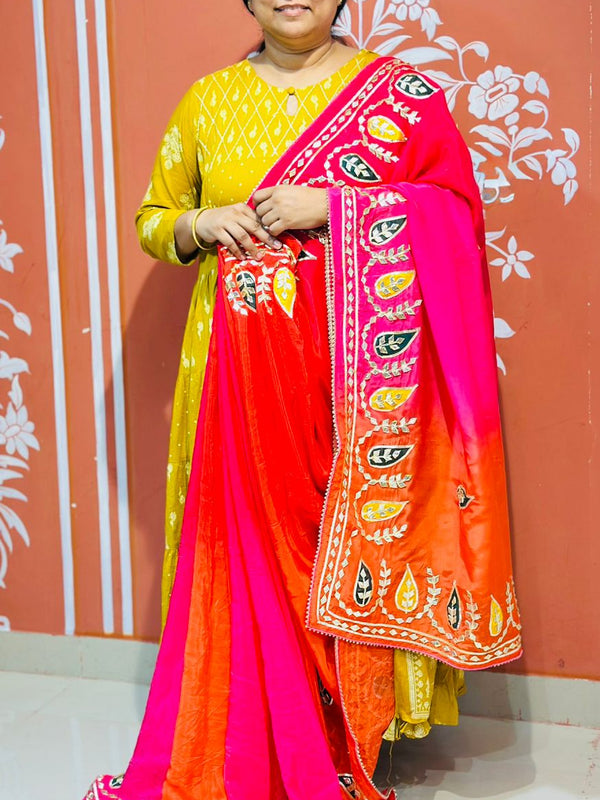 PURE UPADA SILK KACCHI PATTI SAREE