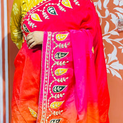 PURE UPADA SILK KACCHI PATTI SAREE