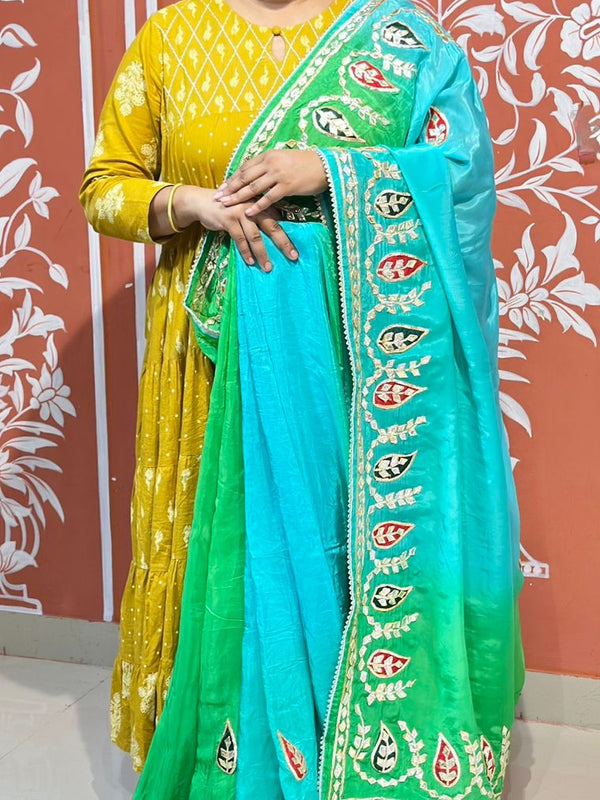 PURE UPADA SILK KACCHI PATTI SAREE