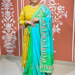 PURE UPADA SILK KACCHI PATTI SAREE