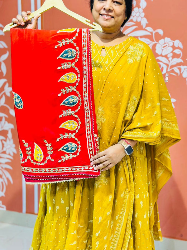 PURE UPADA SILK KACCHI PATTI SAREE