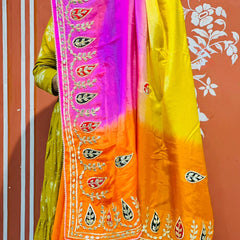 PURE UPADA SILK KACCHI PATTI SAREE