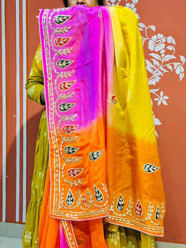 PURE UPADA SILK KACCHI PATTI SAREE