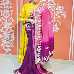 PURE UPADA SILK KACCHI PATTI SAREE
