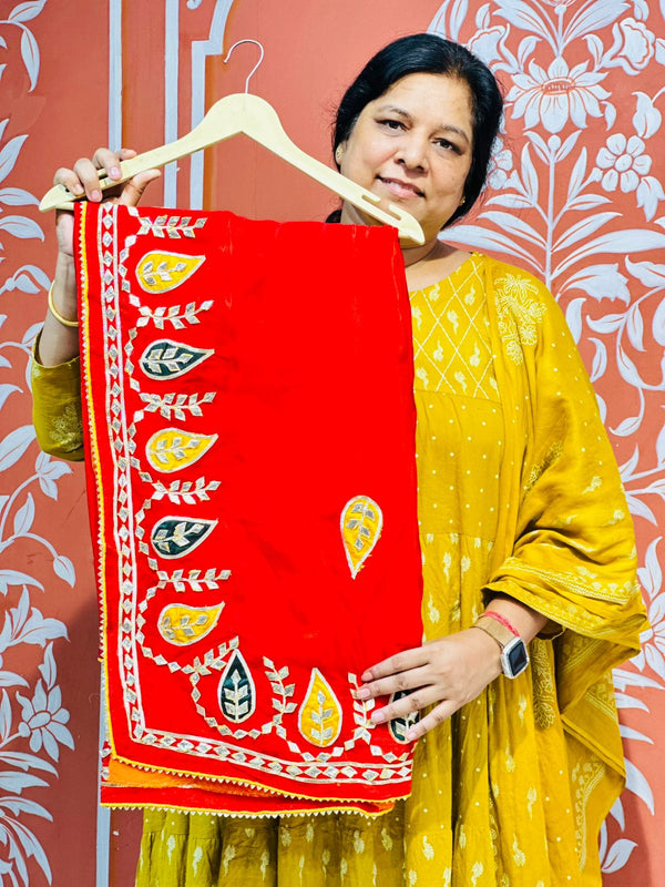 PURE UPADA SILK KACCHI PATTI SAREE