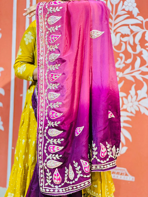 PURE UPADA SILK KACCHI PATTI SAREE