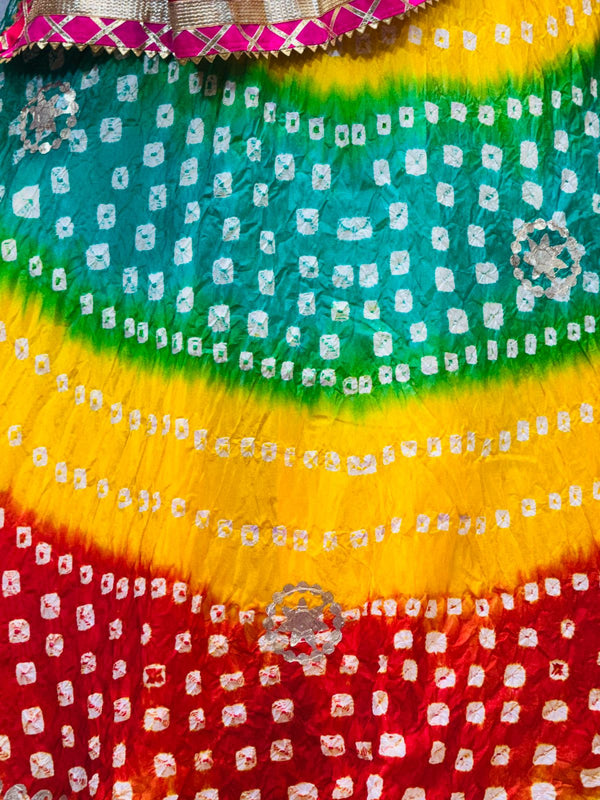 ART SILK BHANDEJ LEHENGA