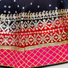 ART SILK BHANDEJ LEHENGA