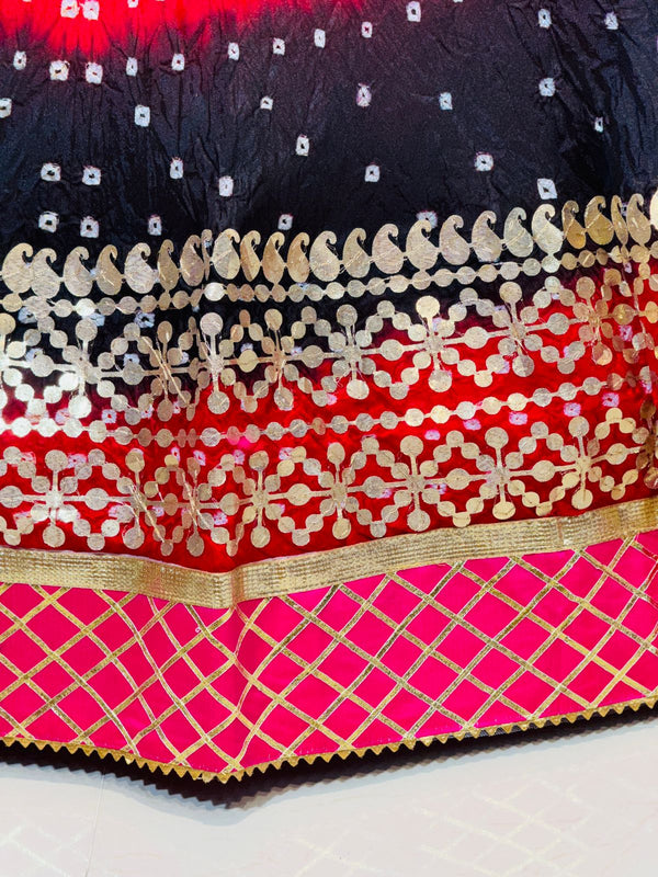 ART SILK BHANDEJ LEHENGA