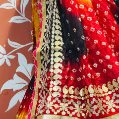 ART SILK BHANDEJ LEHENGA