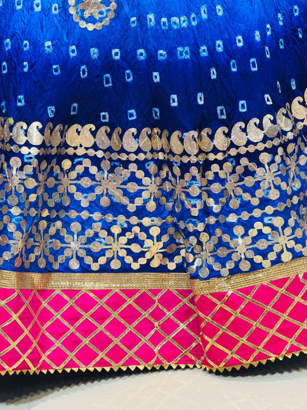 ART SILK BHANDEJ LEHENGA