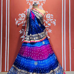 ART SILK BHANDEJ LEHENGA