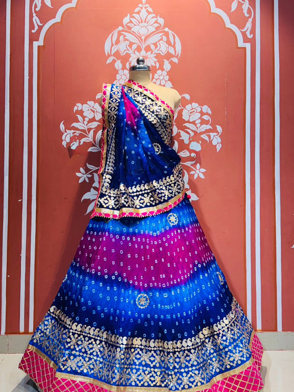 ART SILK BHANDEJ LEHENGA
