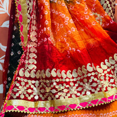 ART SILK BHANDEJ LEHENGA