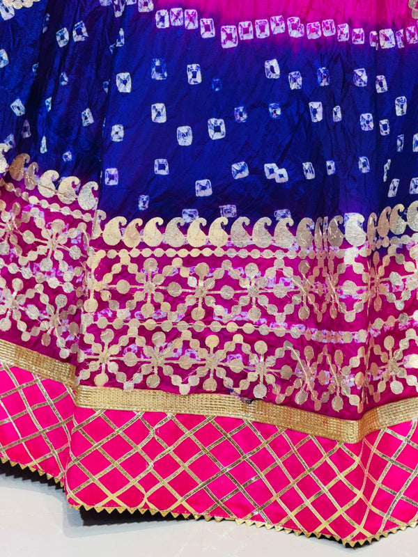 ART SILK BHANDEJ LEHENGA