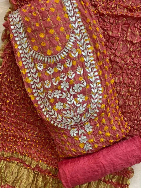 BHANDEJ GHATCHOLA SILK DRESS MATERIAL