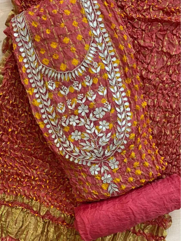BHANDEJ GHATCHOLA SILK DRESS MATERIAL