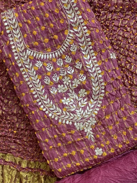 BHANDEJ GHATCHOLA SILK DRESS MATERIAL