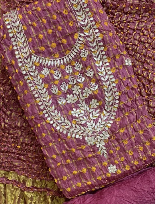 BHANDEJ GHATCHOLA SILK DRESS MATERIAL