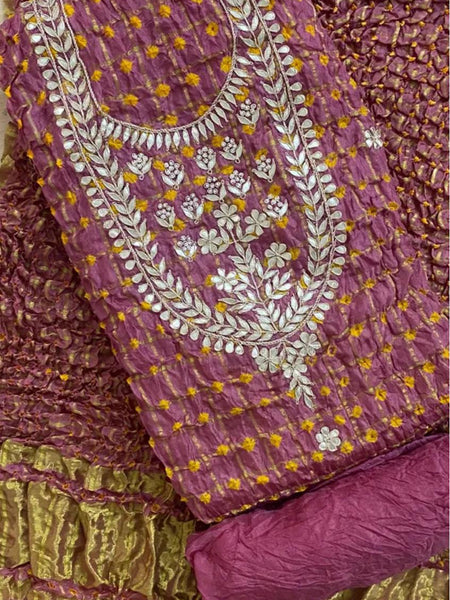 BHANDEJ GHATCHOLA SILK DRESS MATERIAL