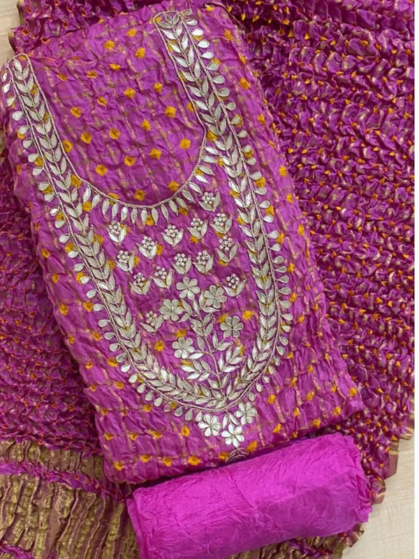 BHANDEJ GHATCHOLA SILK DRESS MATERIAL