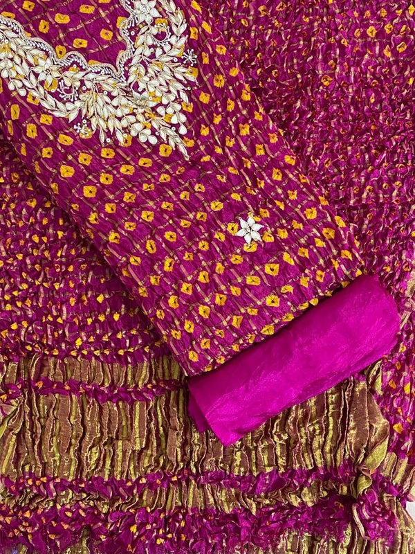 BHANDEJ GHATCHOLA SILK DRESS MATERIAL