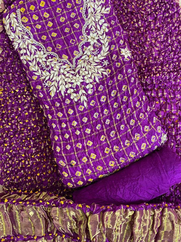 BHANDEJ GHATCHOLA SILK DRESS MATERIAL