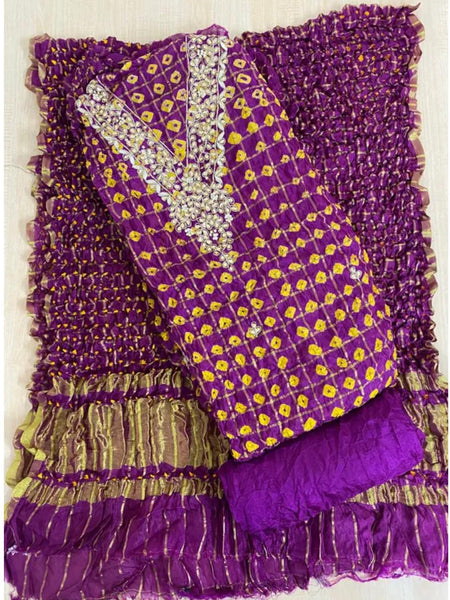 BHANDEJ GHATCHOLA SILK DRESS MATERIAL