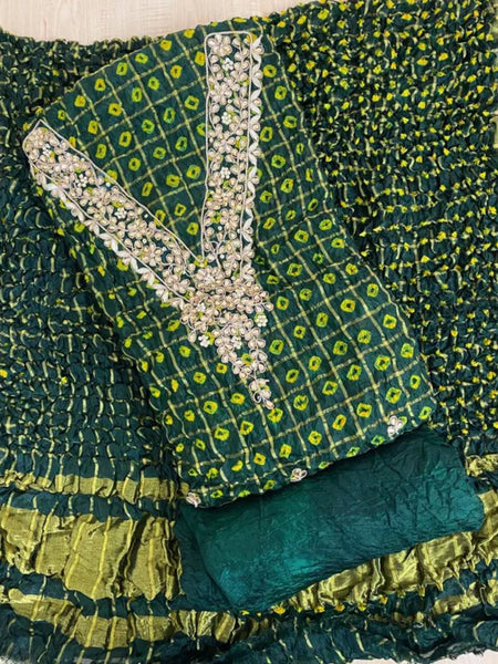 BHANDEJ GHATCHOLA SILK DRESS MATERIAL