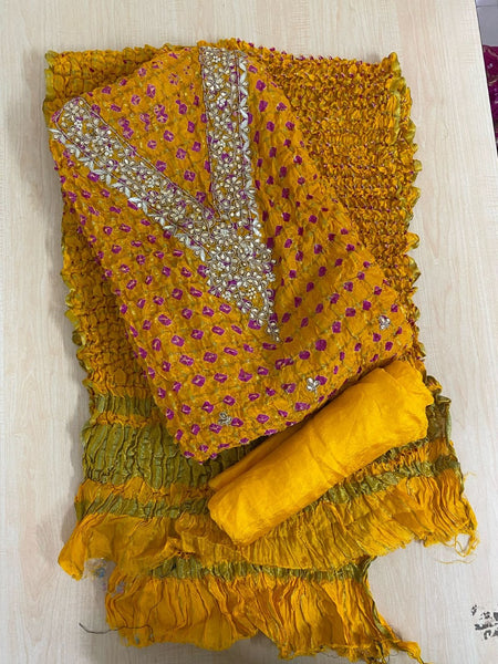 BHANDEJ GHATCHOLA SILK DRESS MATERIAL