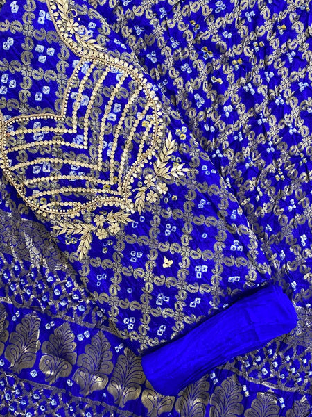 BANARSI GHATCHOLA SILK DRESS MATERIAL