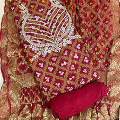 BANARSI GHATCHOLA SILK DRESS MATERIAL