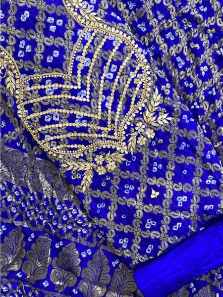 BANARSI GHATCHOLA SILK DRESS MATERIAL